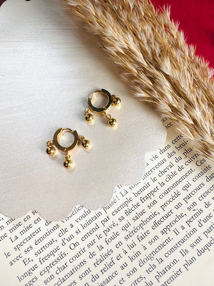 3 Balls earring