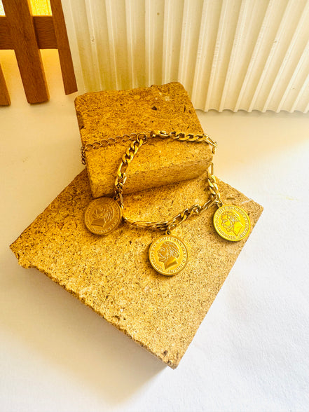 Coin bracelet