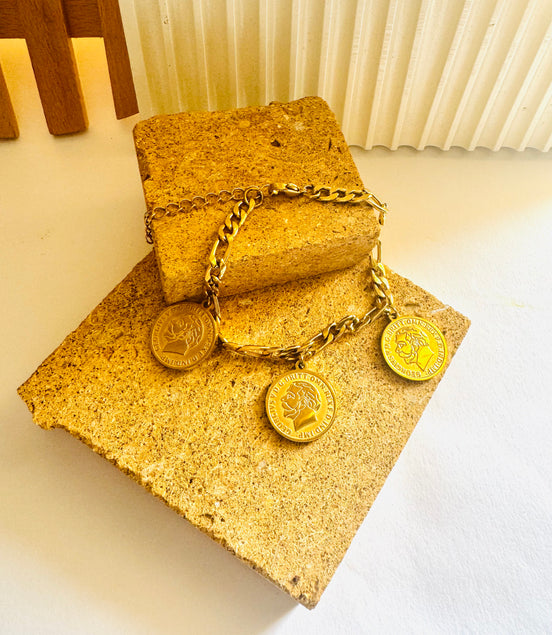 Coin bracelet