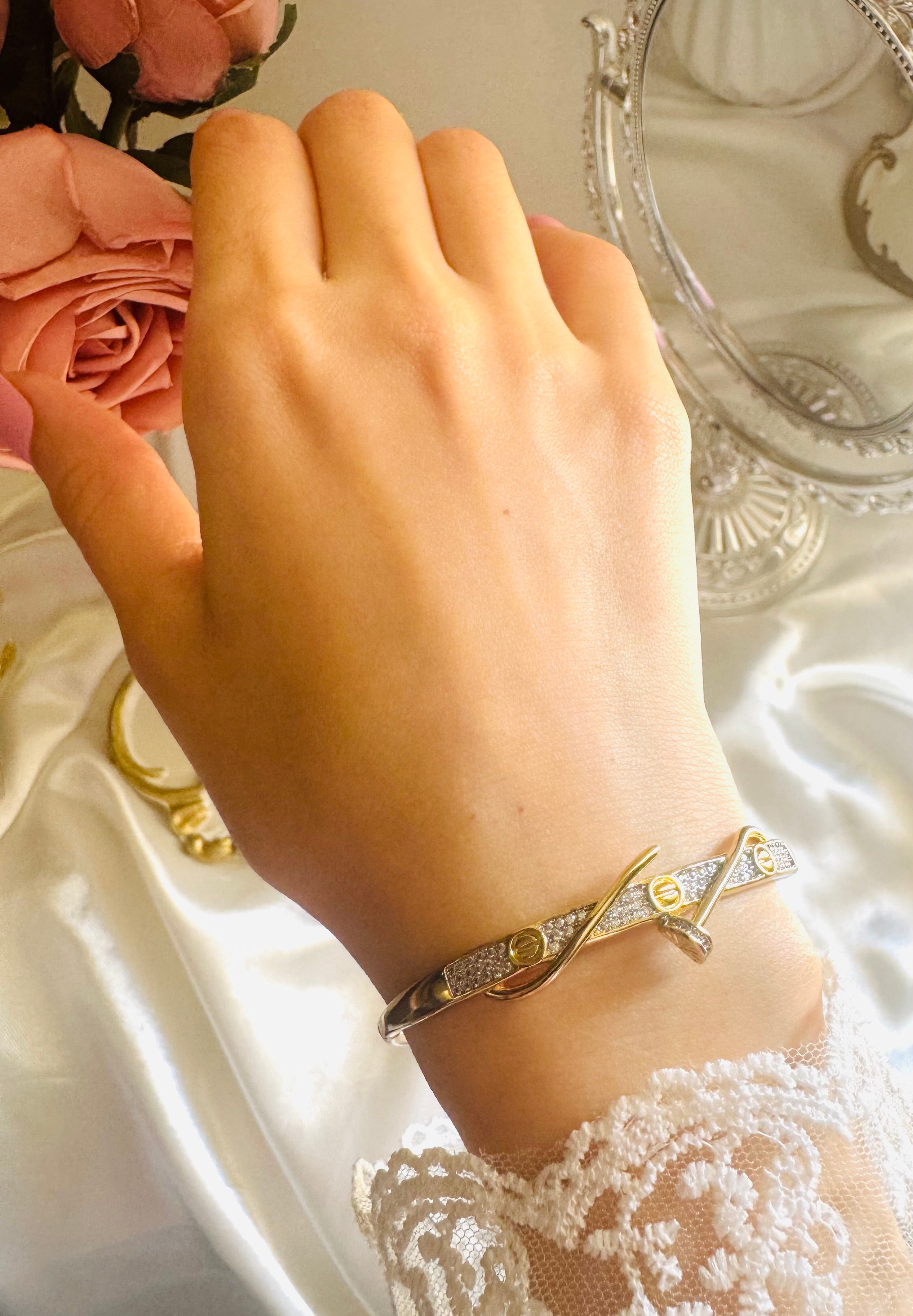 Pin carteir zircon bangle
