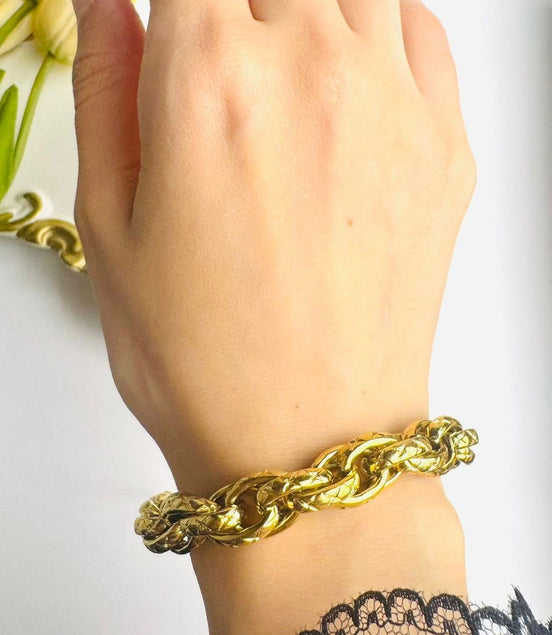 Bold braid bracelet