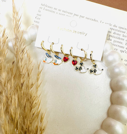 Disney set earrings