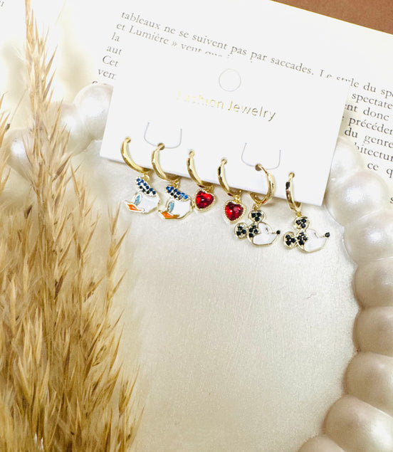 Disney set earrings