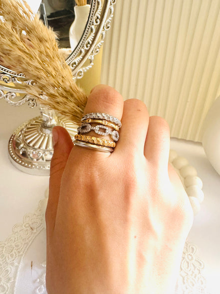 Five layer ring
