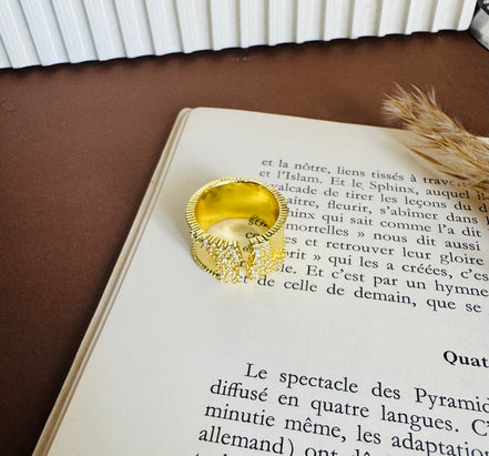 Zircon ring free size