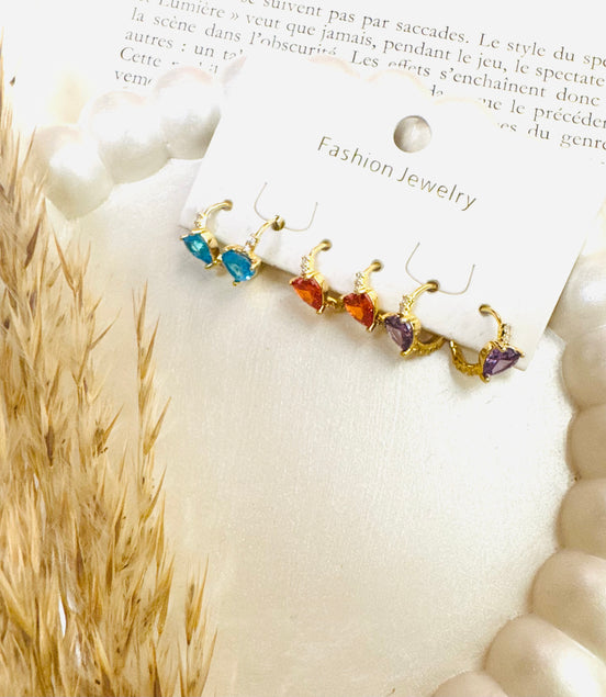 Colors  set earrings