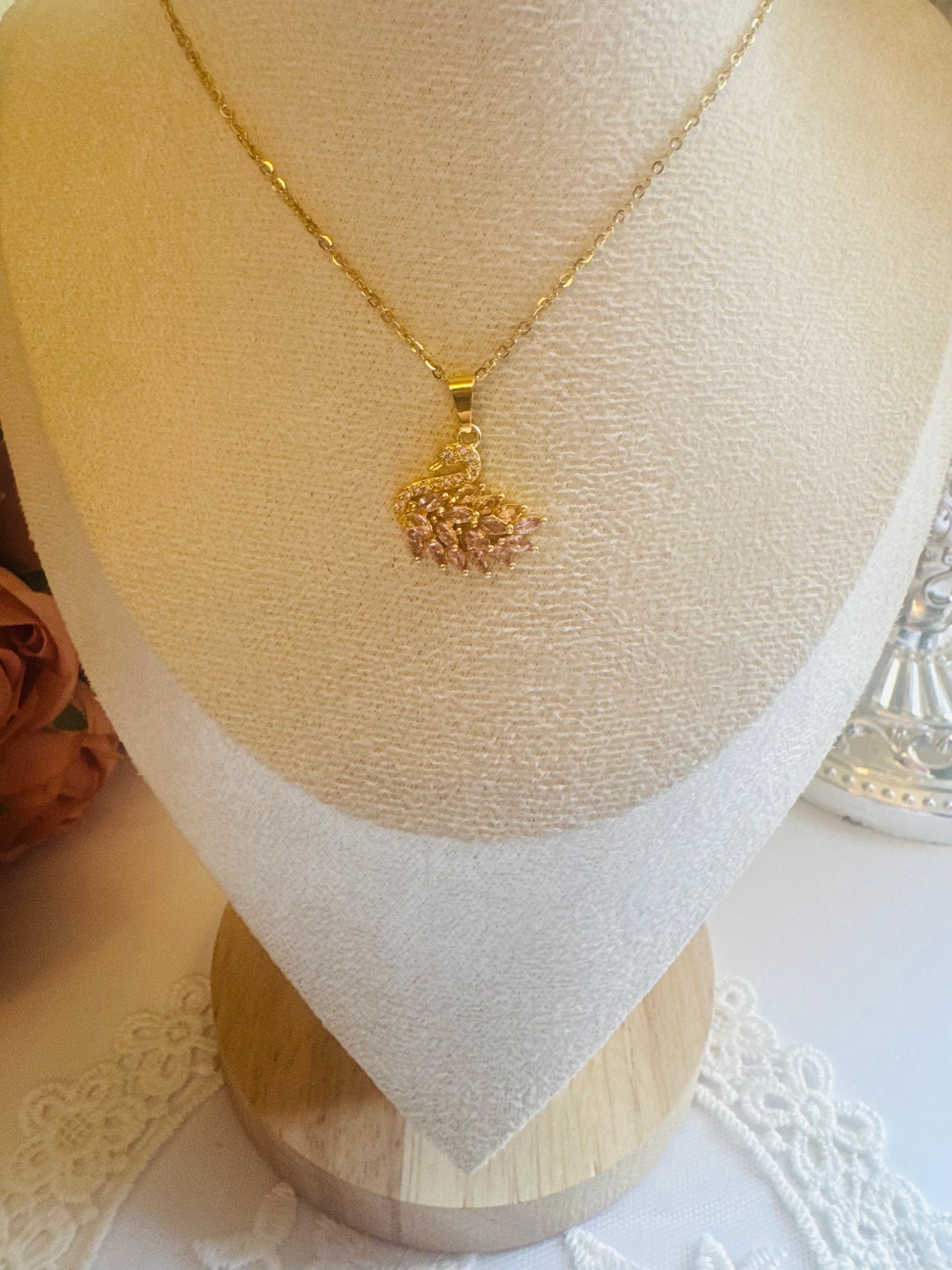 Swan necklace