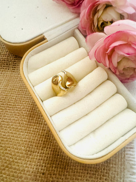 Trendy zircon earring free size
