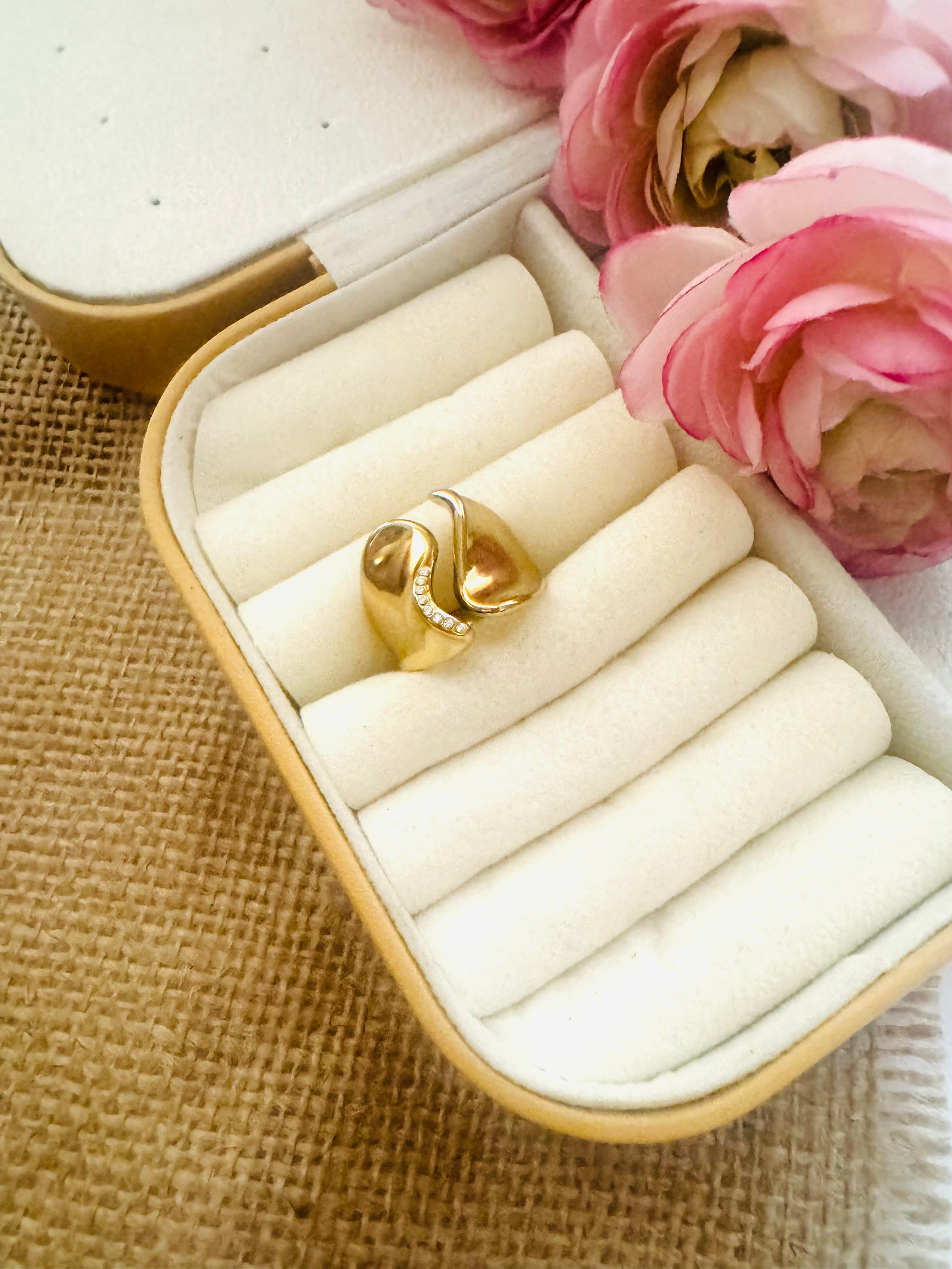 Trendy zircon earring free size