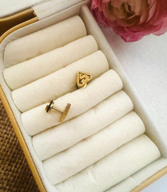 Super flat back earring