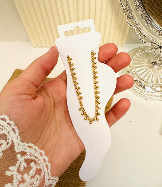 Small bubbles anklet