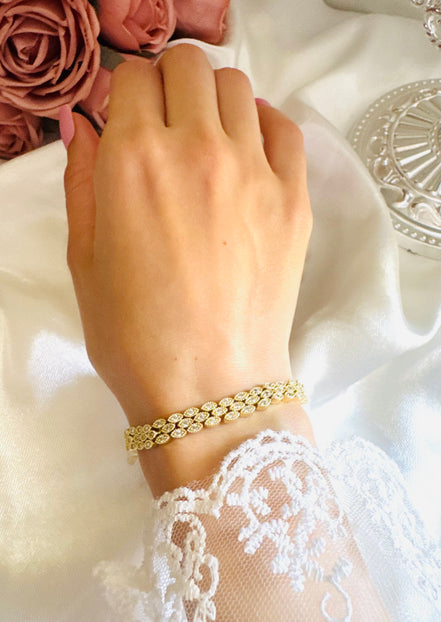 Fancy zircon bracelet