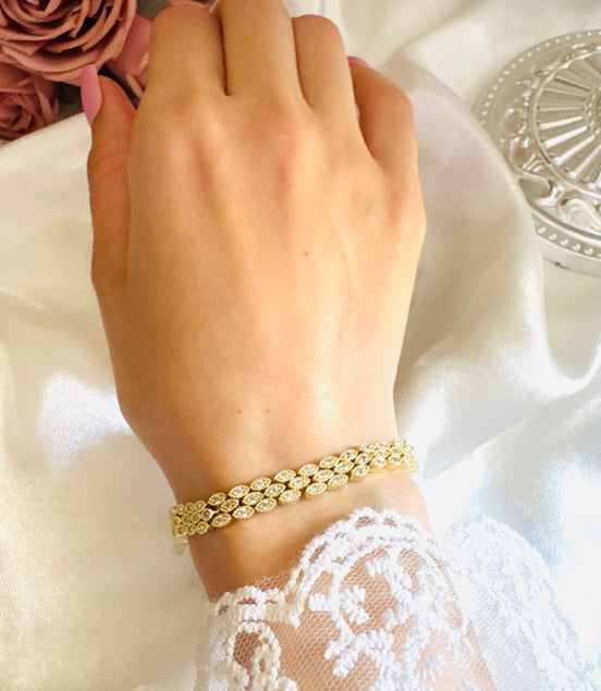 Fancy zircon bracelet