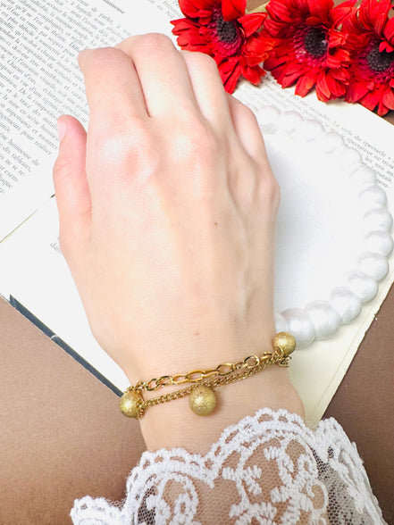 Balls 2 layer bracelet