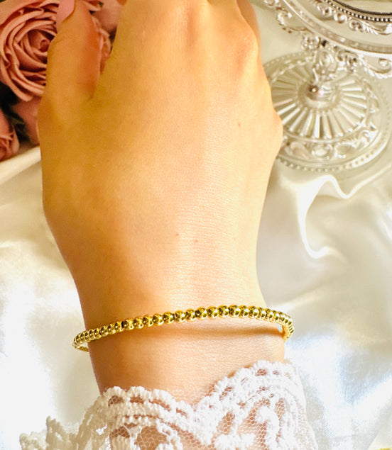 Small balls free size bracelet
