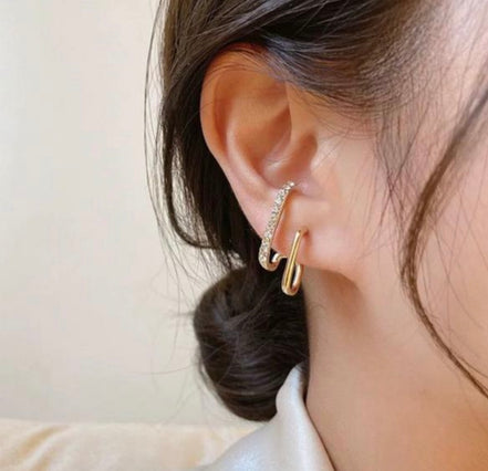 Double layer earring