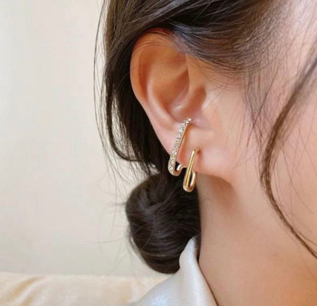Double layer earring