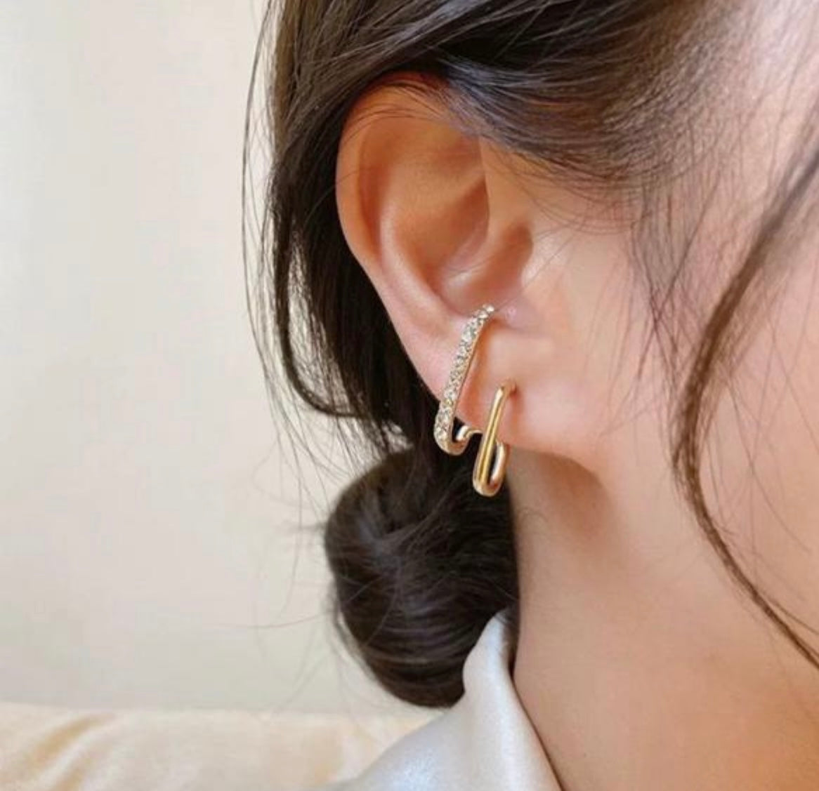 Double layer earring