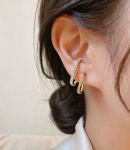 Double layer earring