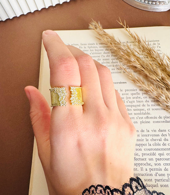 Zircon ring free size