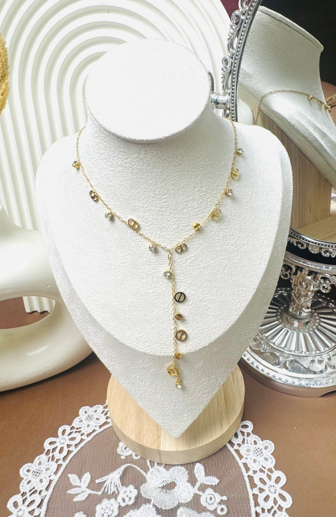 Cd necklace