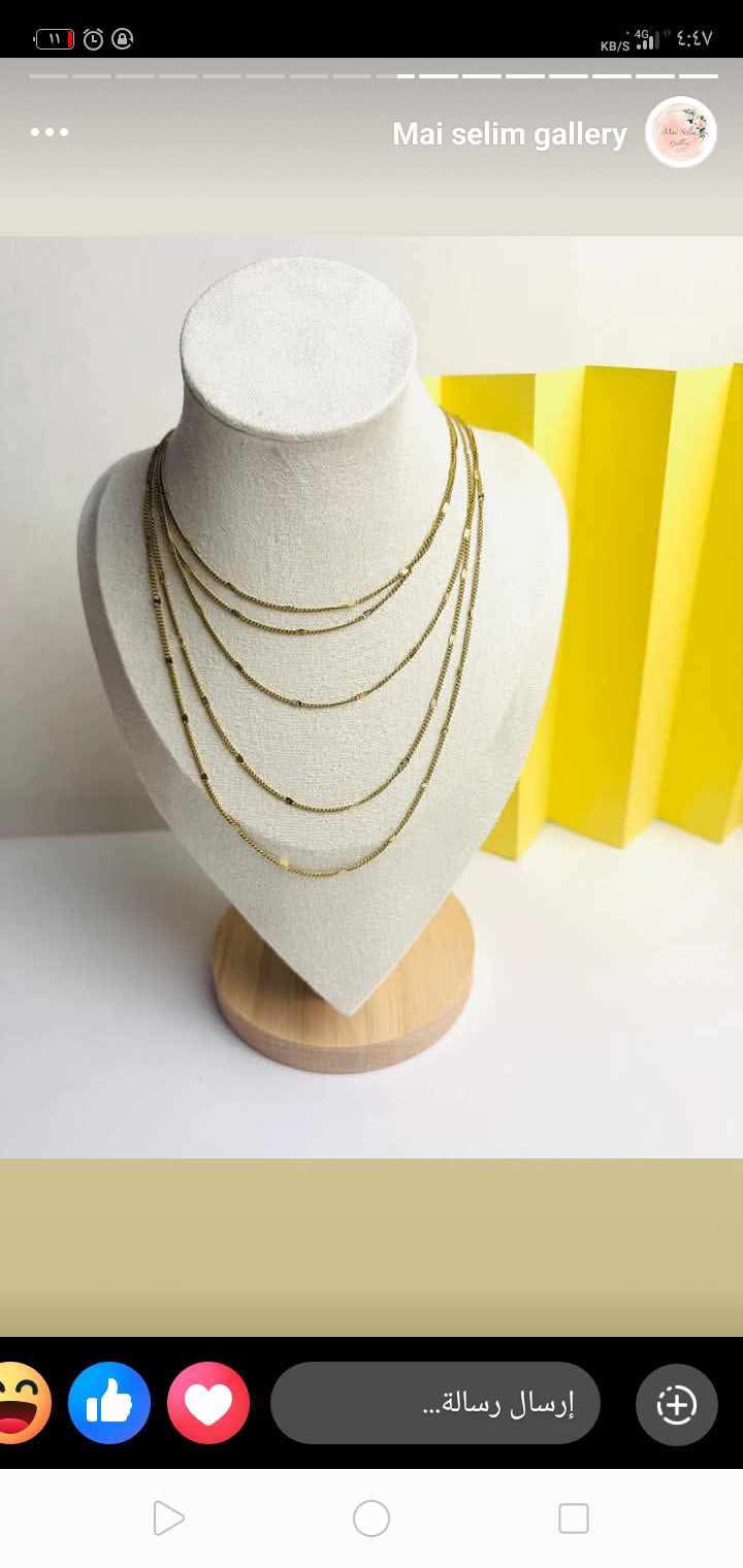 Five layer necklace
