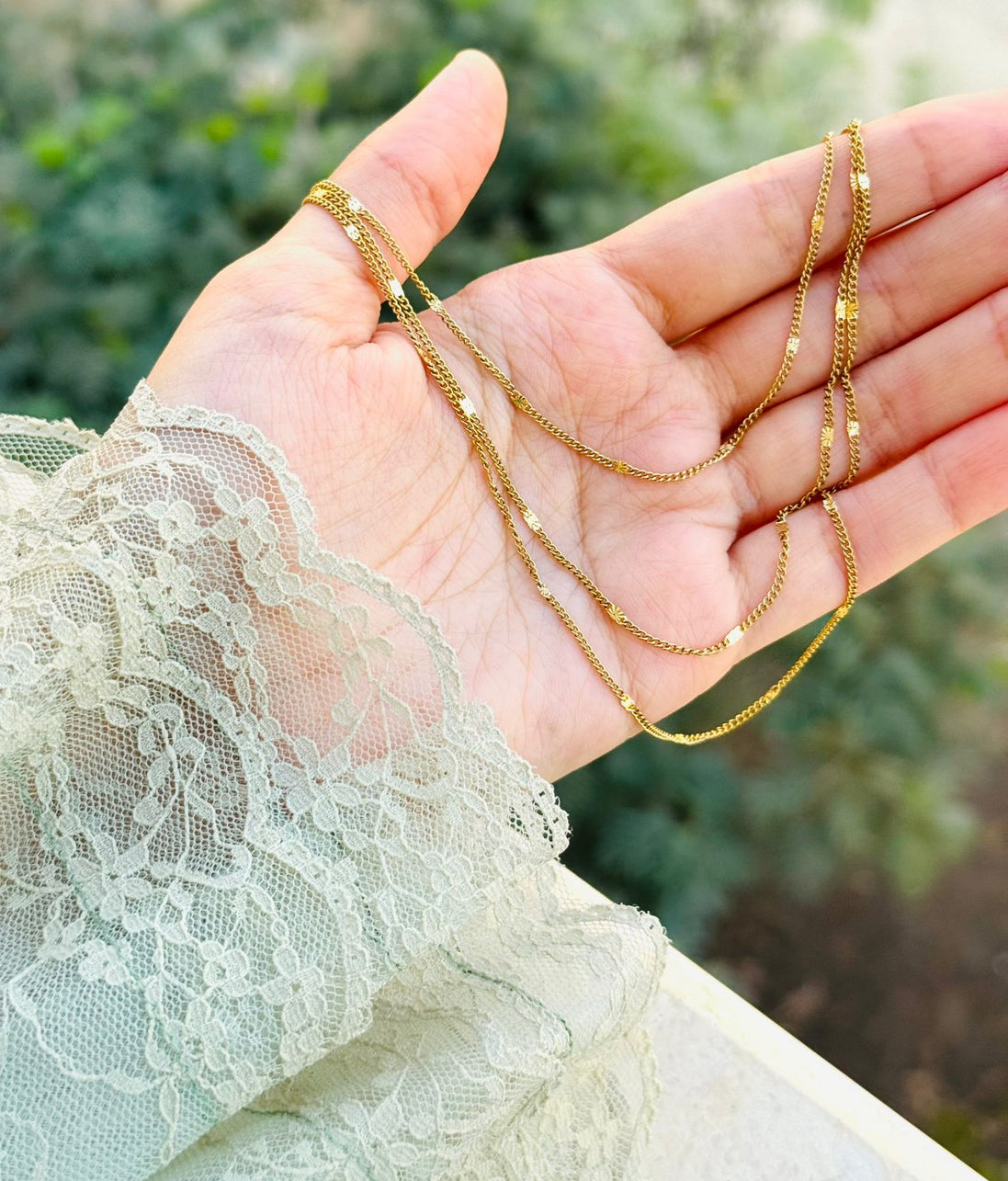 Three layer necklace