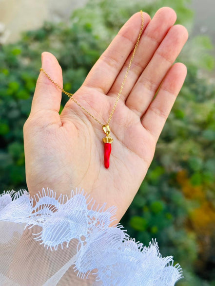 Red pepper necklace