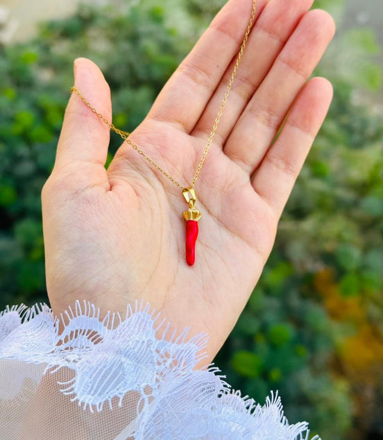 Red pepper necklace