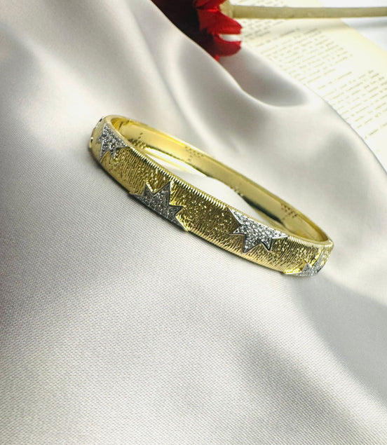 Star zircon bangle