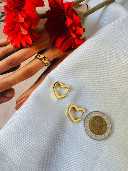 Heart earring