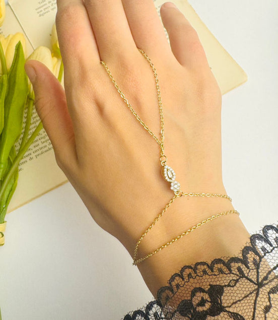 Simple zircon handchain