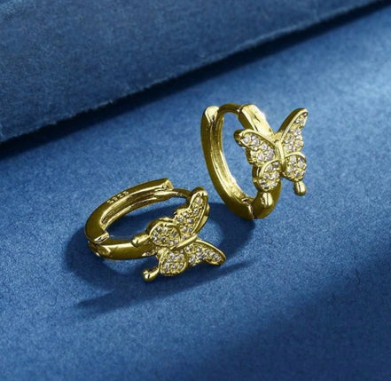 Small butterfly earring