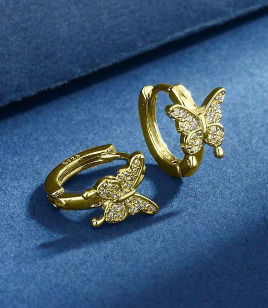 Small butterfly earring