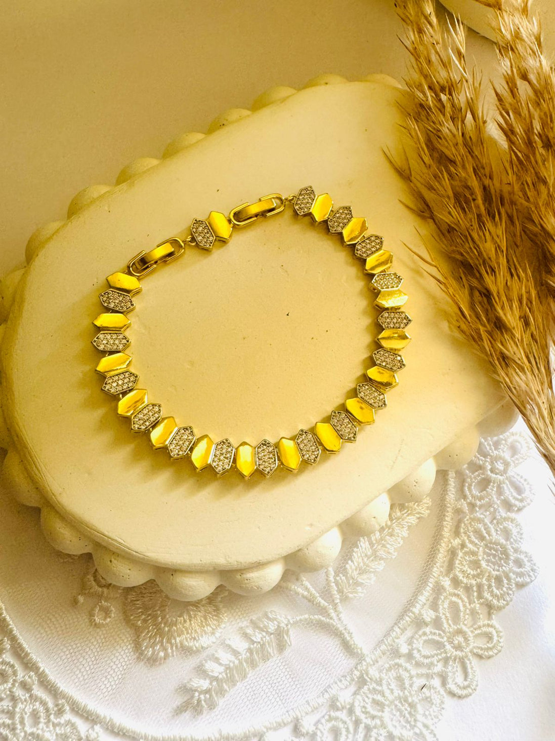 Arrow zircon bracelet