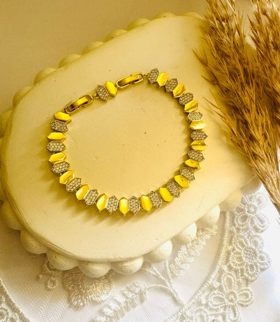 Arrow zircon bracelet